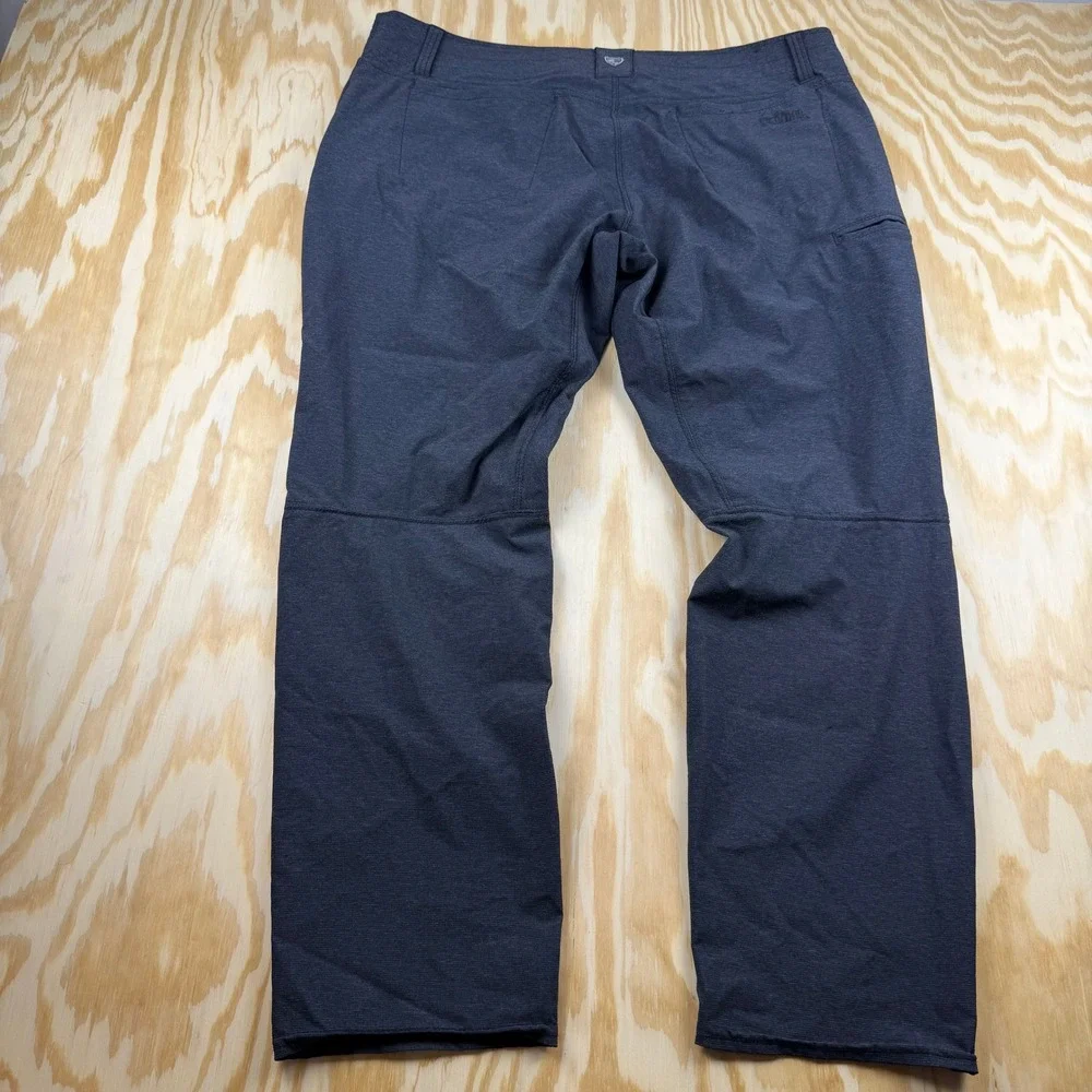 Kuhl Resistor Chino Pants Men 38x30 Charcoal Gray Stretch Hiking Outdoor Trouser